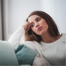 Woman looking tired before sleep apnea diagnosis and treatment